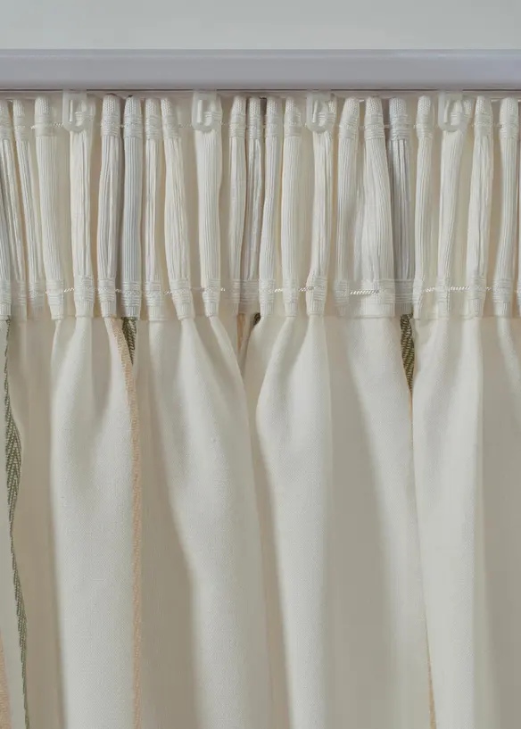 Rideau en coton &agrave; rayures tiss&eacute;es (1&nbsp;pce), bonprix