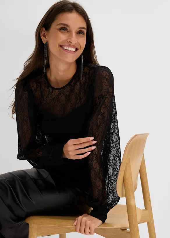 Shirtbluse aus softem Viskose-Mix, bonprix