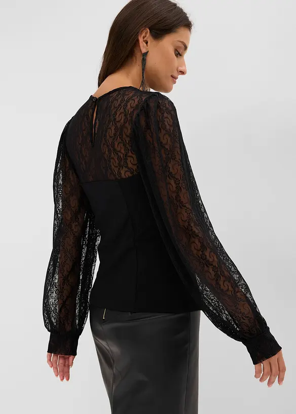 Shirtbluse aus softem Viskose-Mix, bonprix