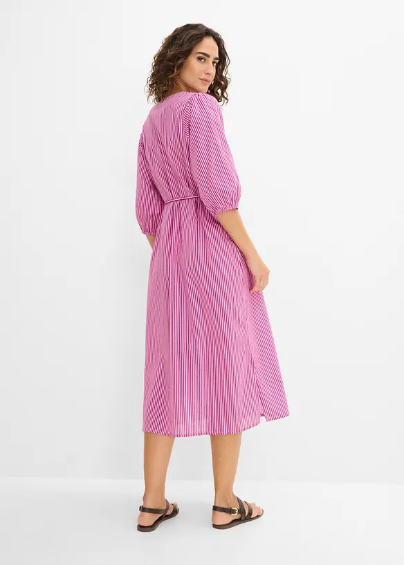 Robe midi 100% coton, bonprix
