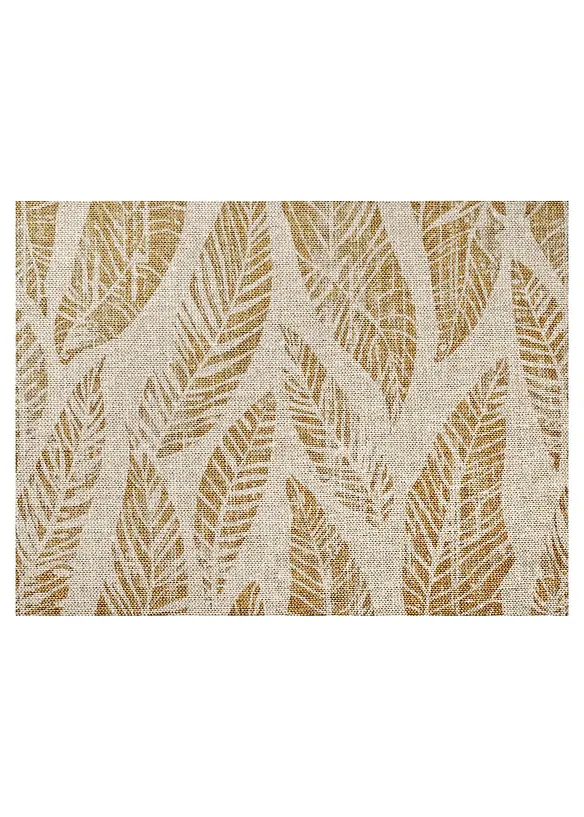 Paillasson lavable &agrave; motif feuilles, bonprix