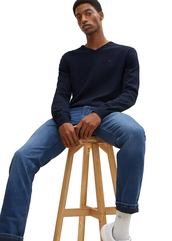 Tom Tailor Feinstrickpullover aus reiner Baumwolle, Tom Tailor