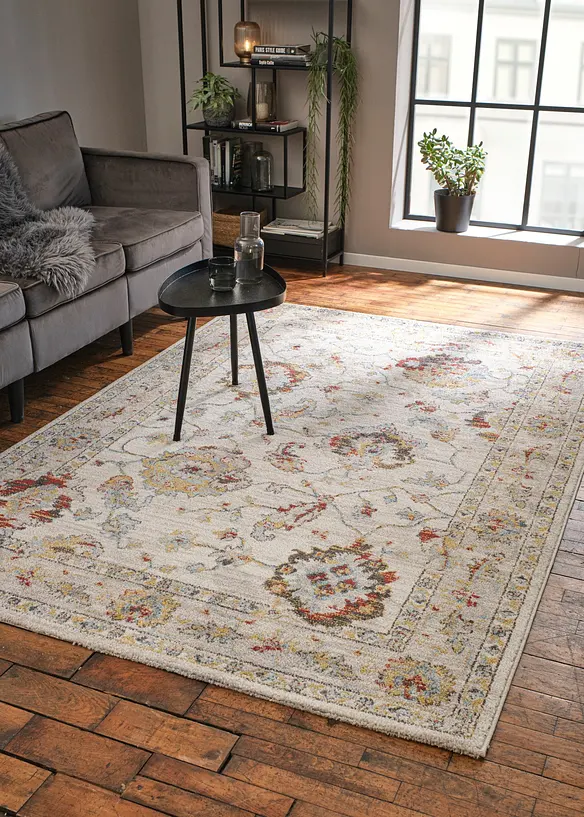 Tapis &agrave; motif floral, bonprix