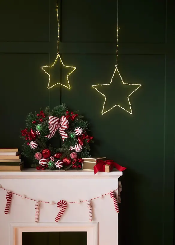 Objet d&eacute;co guirlande de sucres d&rsquo;orge, bonprix