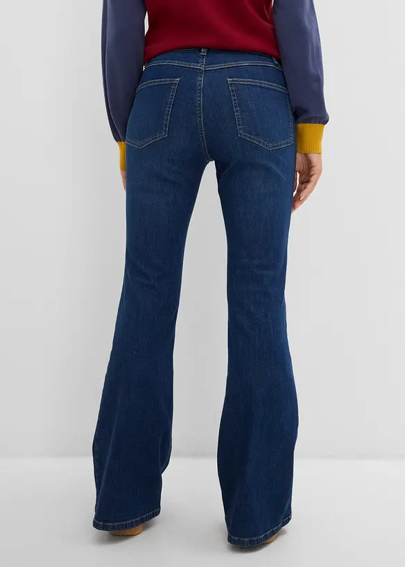 Bootcut-Jeans, Mid Waist, bonprix
