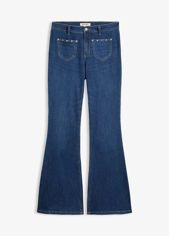 Bootcut-Jeans, Mid Waist, bonprix