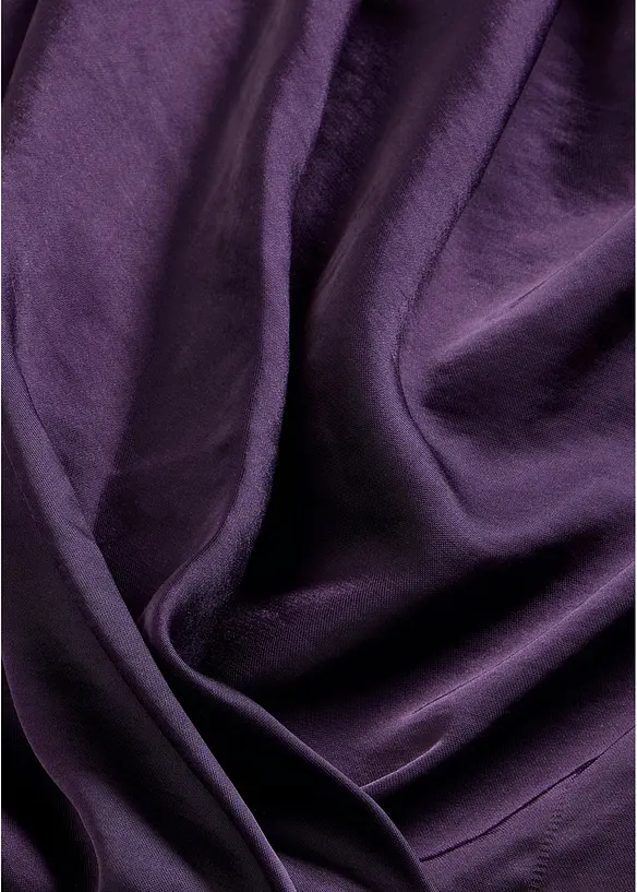 Robe midi en satin fluide, bonprix
