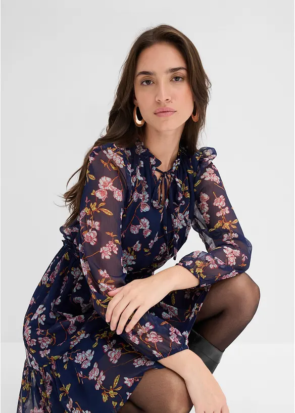 Chiffonkleid, bonprix