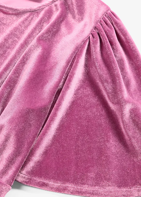 Midikleid aus softem Samt, bonprix