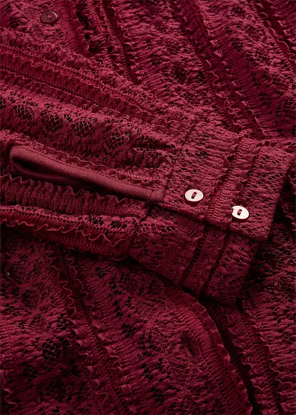 Blouse en jersey avec d&eacute;bardeur (ens. 2&nbsp;pces), bonprix
