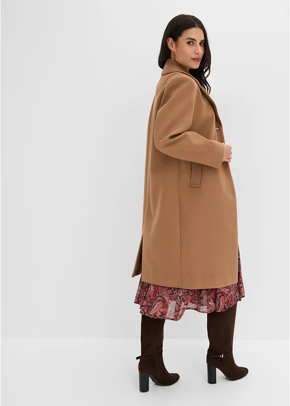 Manteau court aspect laine, bonprix