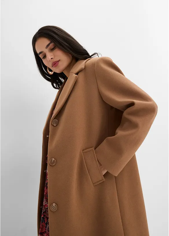 Manteau court aspect laine, bonprix