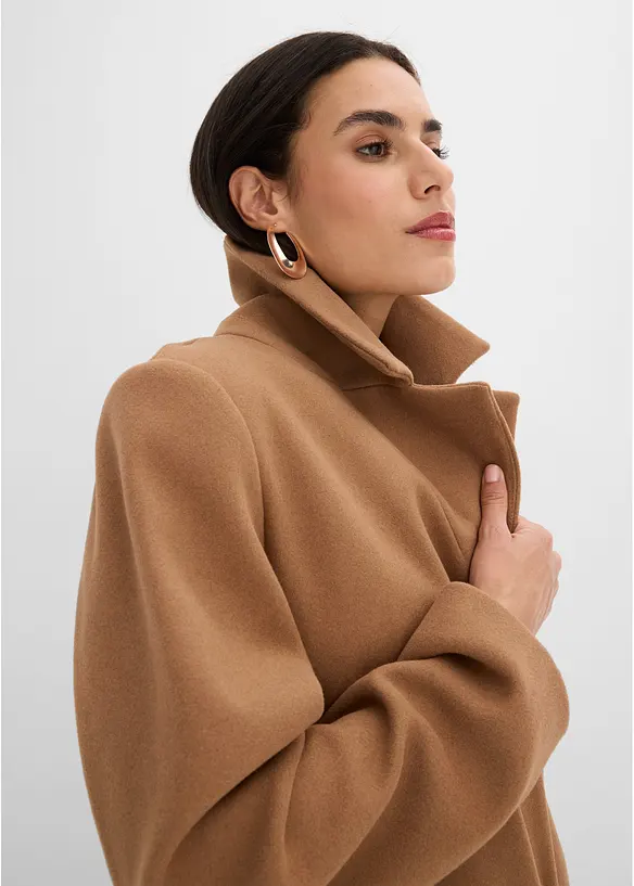 Manteau court aspect laine, bonprix