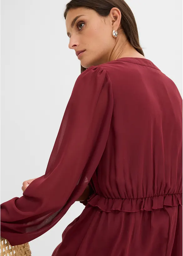 Chiffonkleid mit ausgestelltem Rock, bonprix