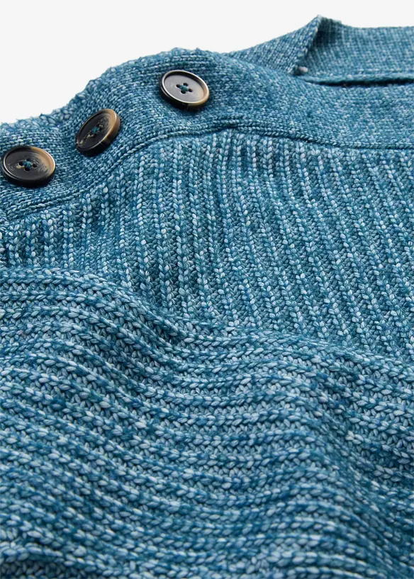 Pullover mit Kn&ouml;pfen, bonprix