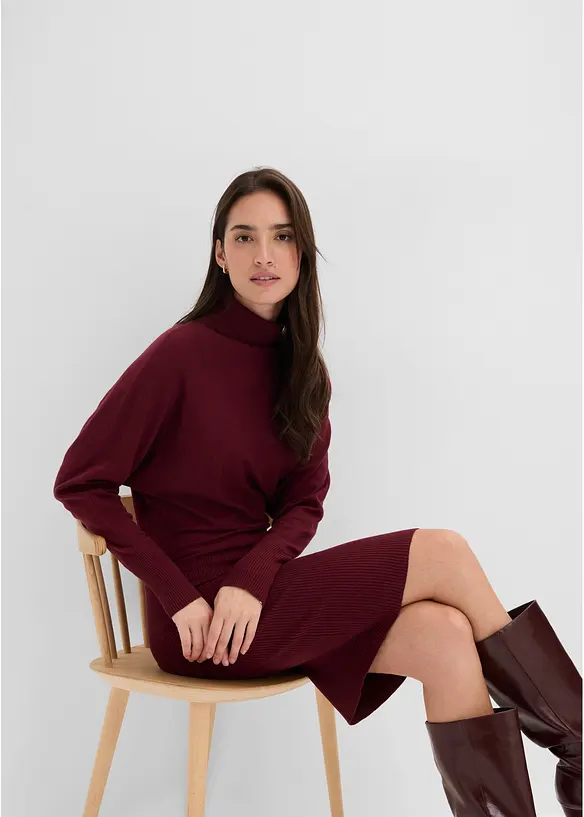 Robe en maille, bonprix