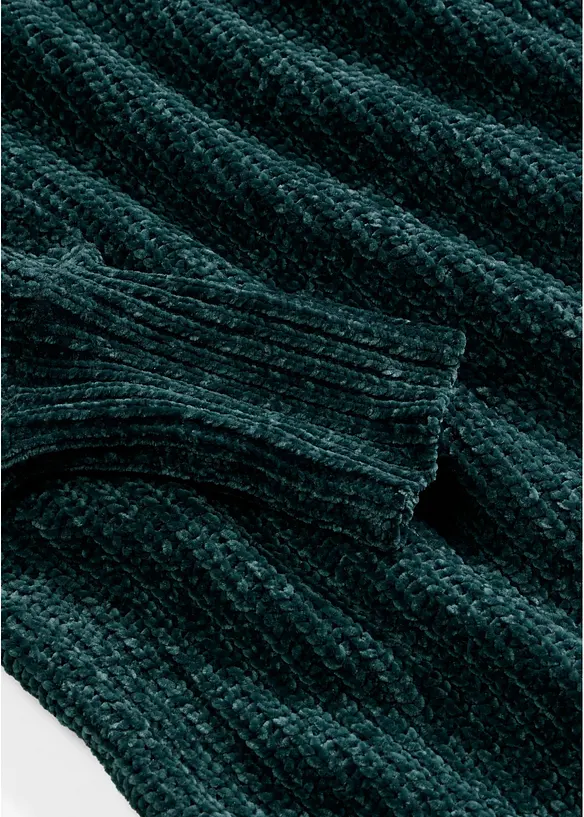 Chenille Strickkleid aus recyceltem Polyester, bonprix