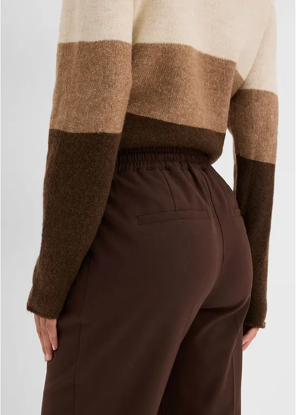 Bundfaltenhose in Schlupfform, bonprix