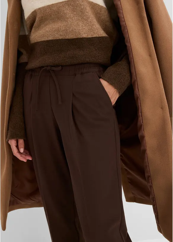 Bundfaltenhose in Schlupfform, bonprix