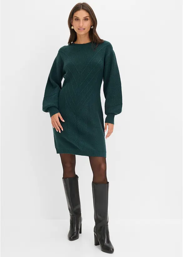 Robe en maille, bonprix