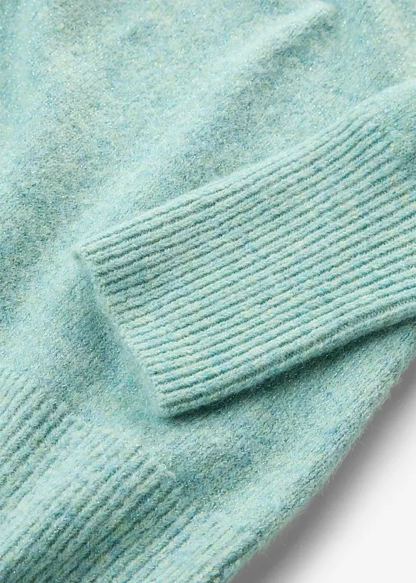 Norweger-Strickkleid mit Stehkragen, bonprix