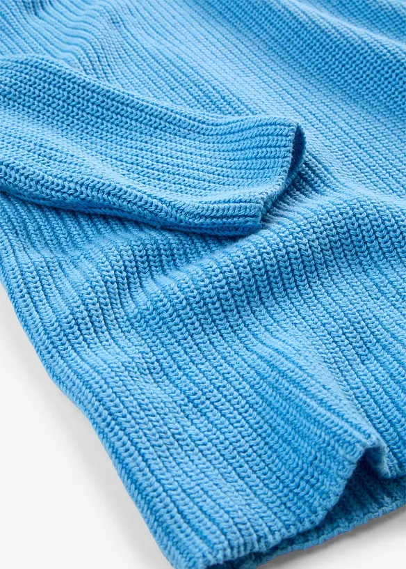 Gerippter Pullover aus reiner Baumwolle, bonprix