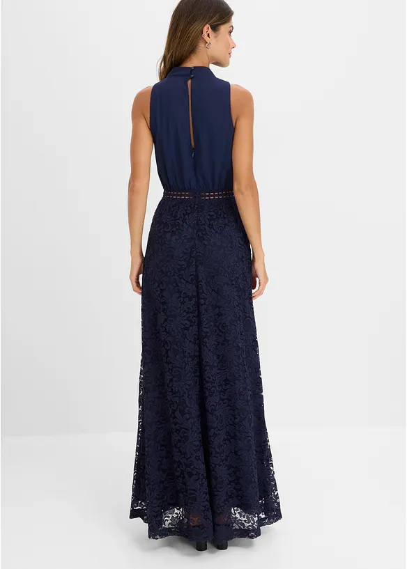 Robe longue avec jupe en dentelle, bonprix
