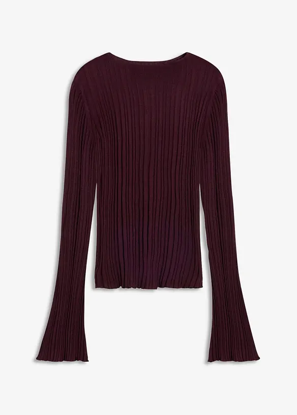 T-shirt en maille semi-transparent, bonprix