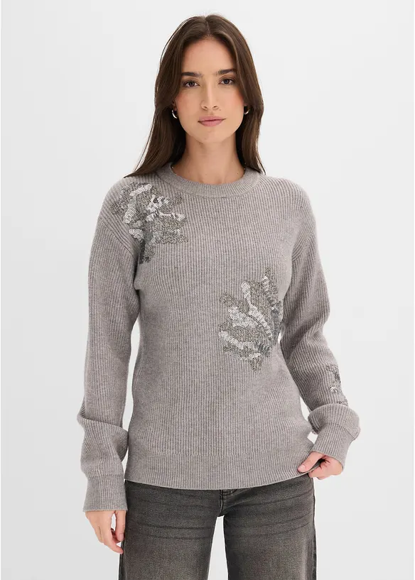 Pull avec application, bonprix