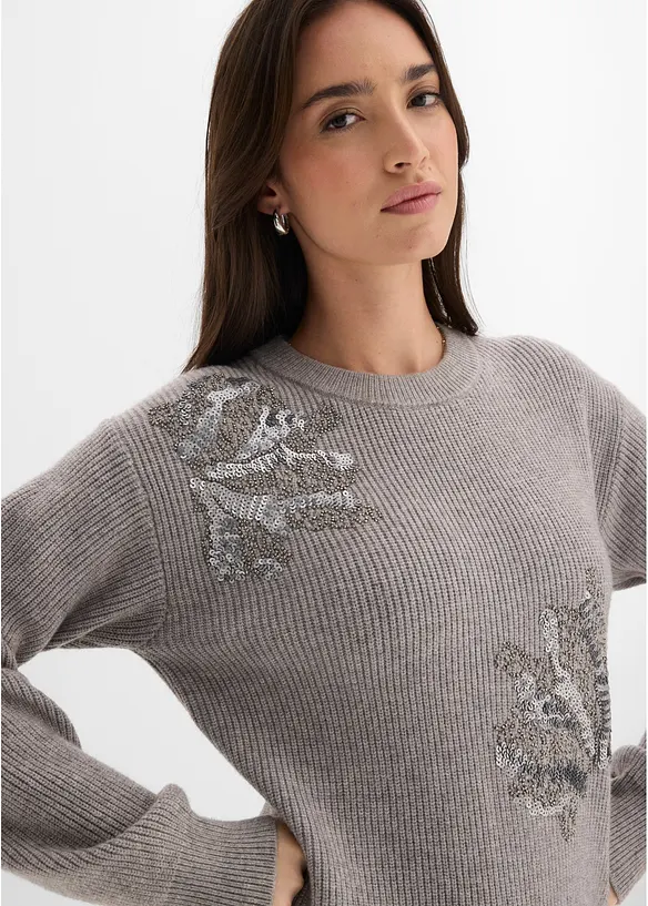 Pull avec application, bonprix