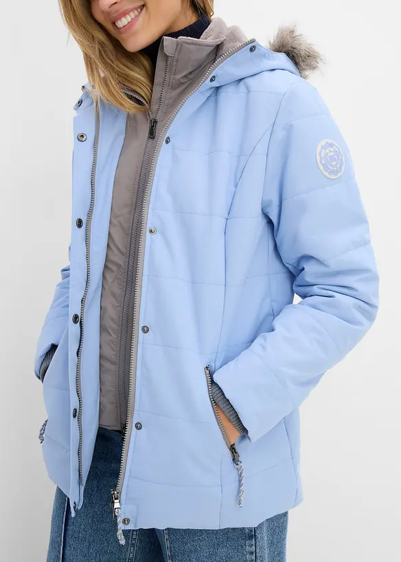 Winterjacke in 2-in1 Optik, bonprix