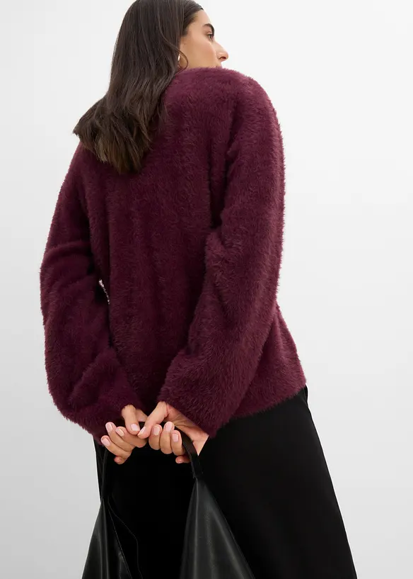 Oversize-Pullover mit Schal, bonprix