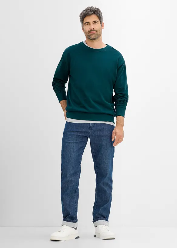 Sweat oversize 100% coton, bonprix