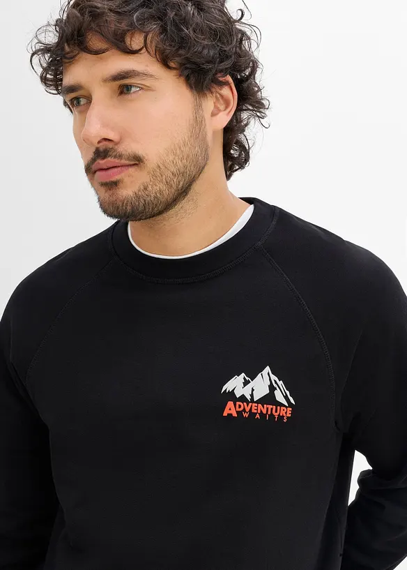 Sweat 100% coton, bonprix