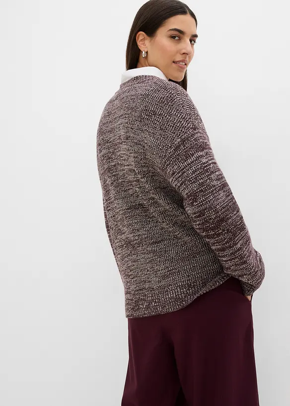 Pull en maille douce, bonprix