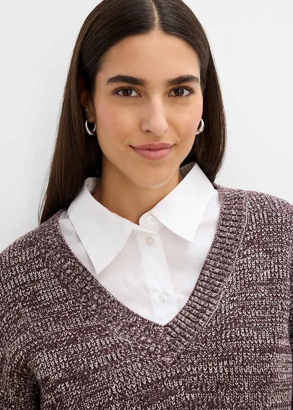 Pull en maille douce, bonprix