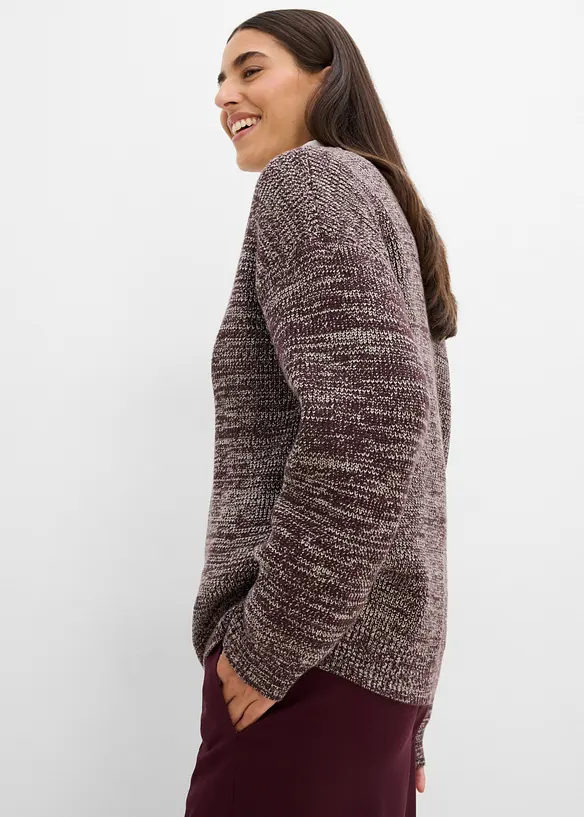 Pull en maille douce, bonprix