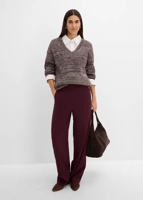 Pull en maille douce, bonprix