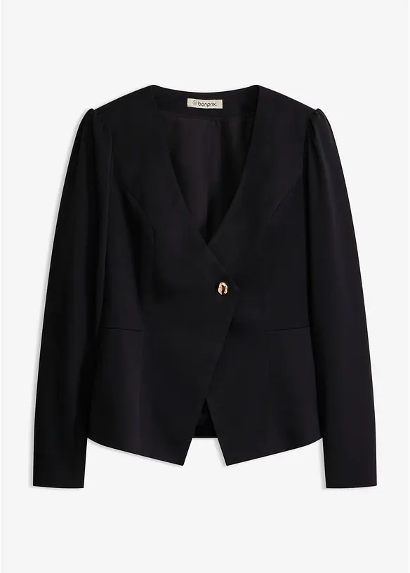 Blazer &agrave; bouton d&eacute;coratif, bonprix