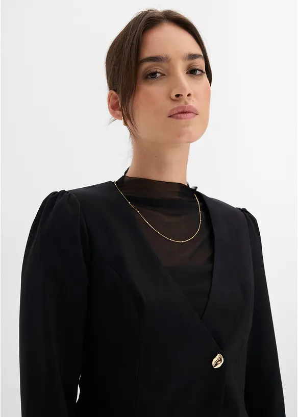 Blazer &agrave; bouton d&eacute;coratif, bonprix