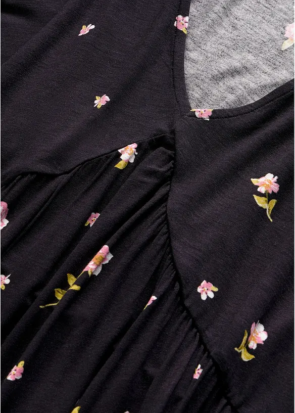 Jerseykleid mit Ballon&auml;rmeln, bonprix