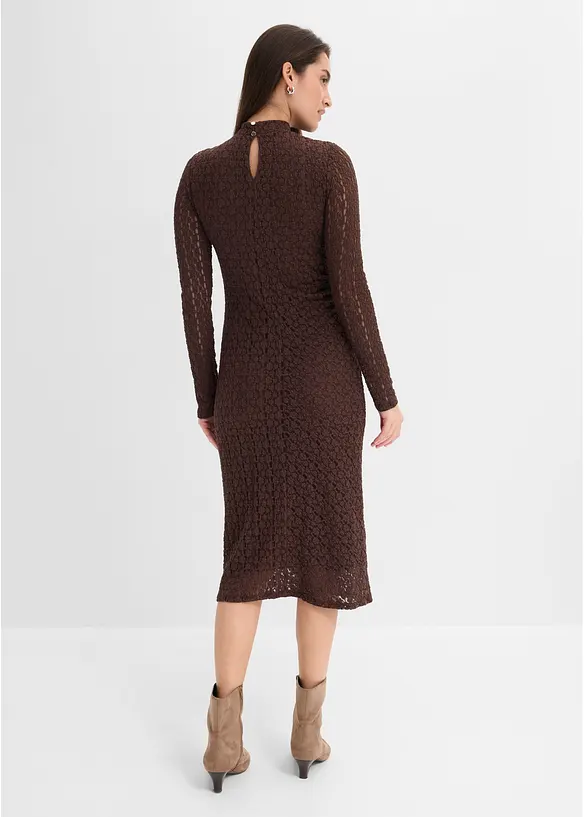 Jerseykleid mit Stehkragen, bonprix