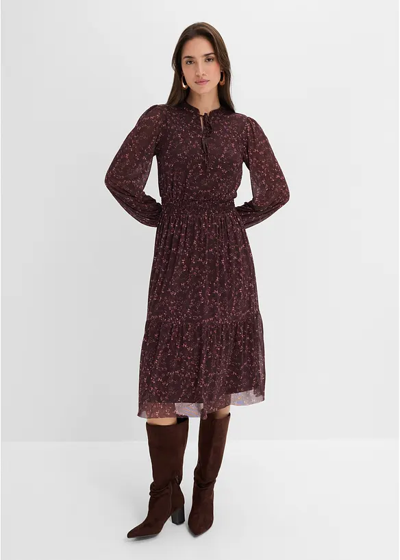 Jerseykleid mit Rundhals, bonprix