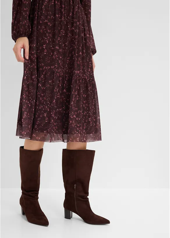 Jerseykleid mit Rundhals, bonprix