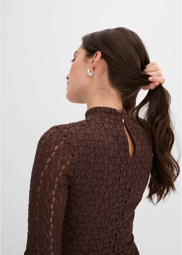 Jerseykleid mit Stehkragen, bonprix