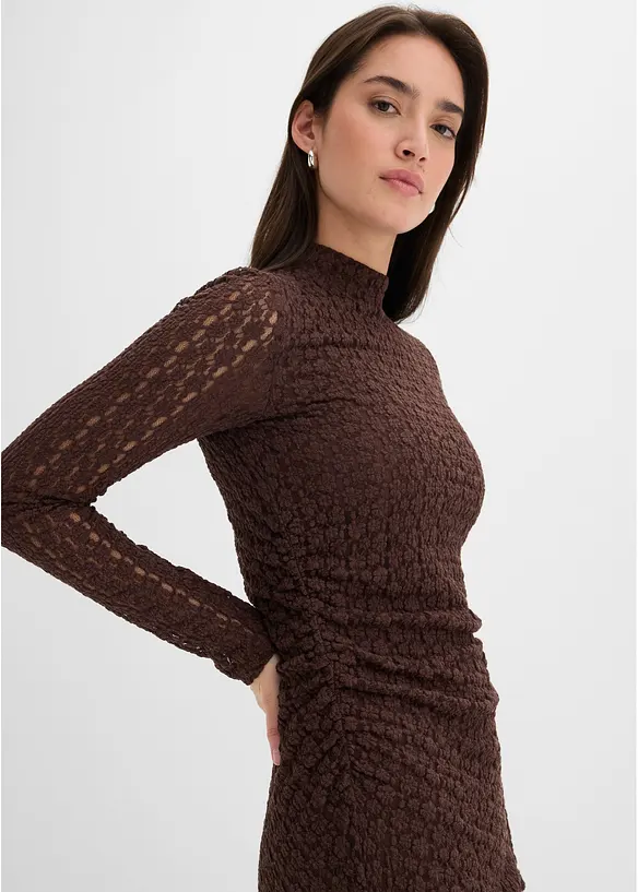 Jerseykleid mit Stehkragen, bonprix