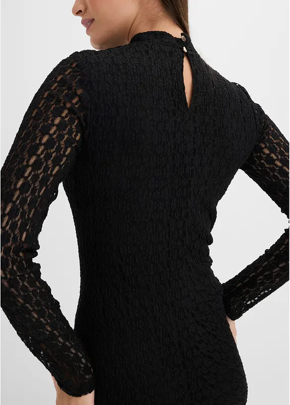 Jerseykleid mit Stehkragen, bonprix