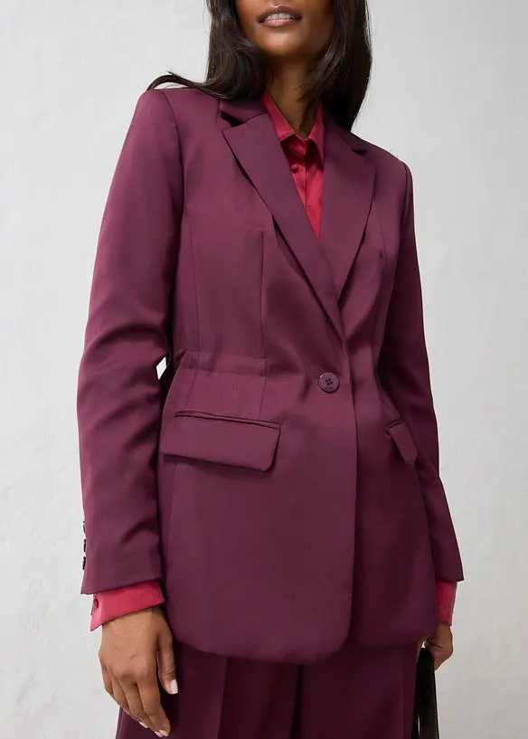 Blazer aus feinem Wollgemisch, bonprix