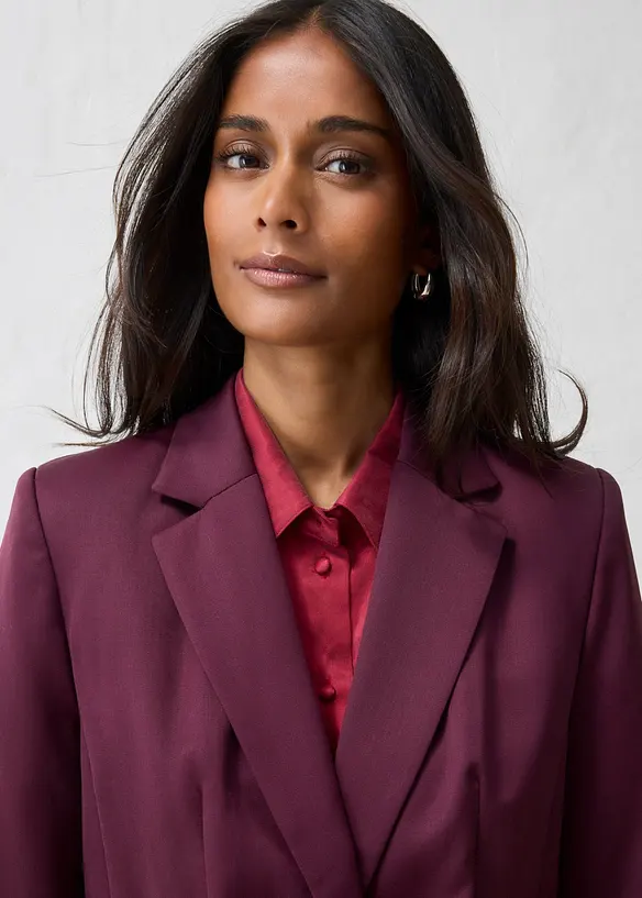 Blazer aus feinem Wollgemisch, bonprix