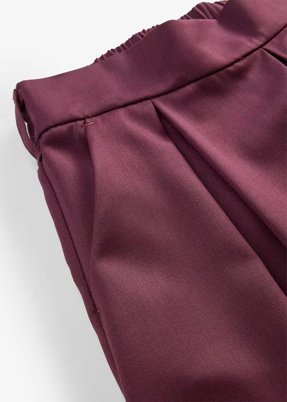 Jupe midi douce en laine majoritaire, bonprix